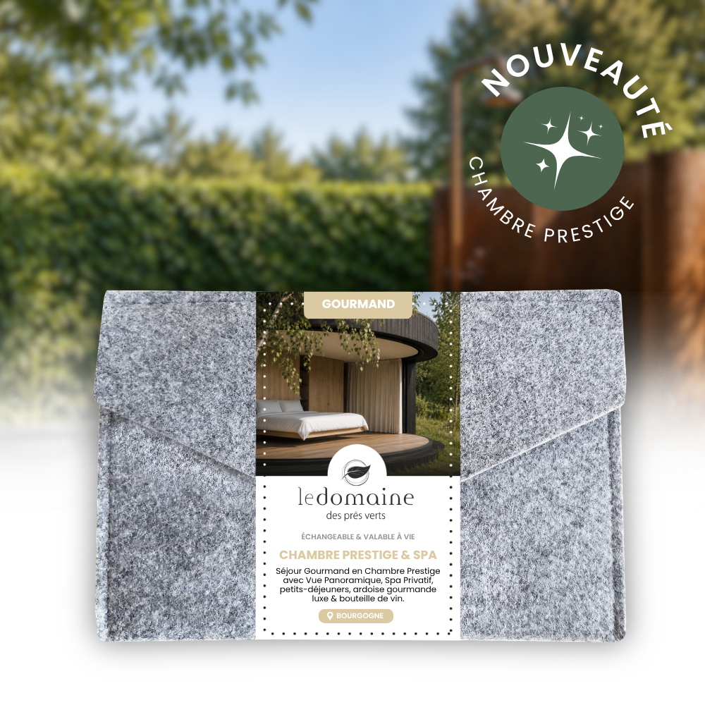 Coffret Cadeau • Séjour Gourmand • Chambre Prestige avec Spa Privatif • [1 NUIT]
