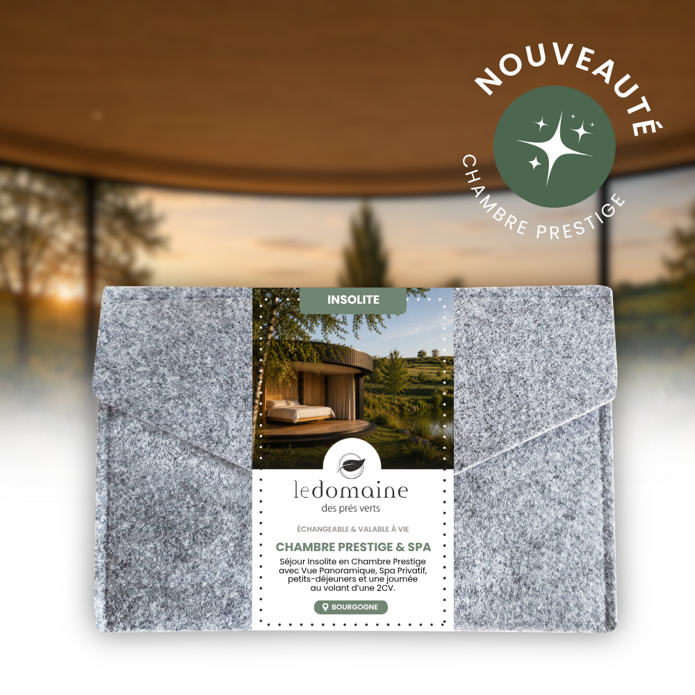 Coffret Cadeau • Séjour Insolite • Chambre Prestige avec Spa Privatif • [1 NUIT]