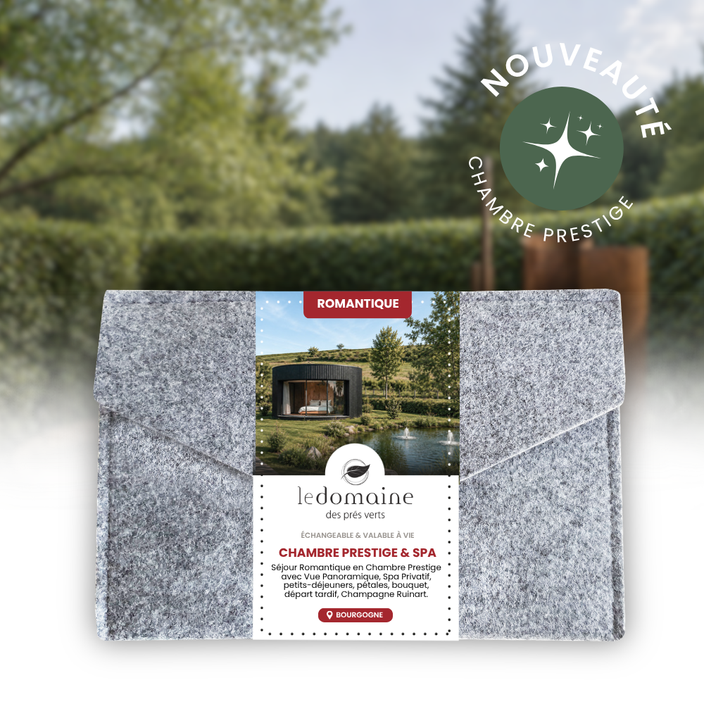 Coffret Cadeau • Séjour Romantique • Chambre Prestige avec Spa Privatif • [1 NUIT]