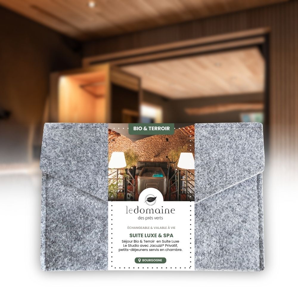 Coffret Cadeau • Séjour Bio & Terroir au Studio avec Spa Privatif • [1 NUIT]
