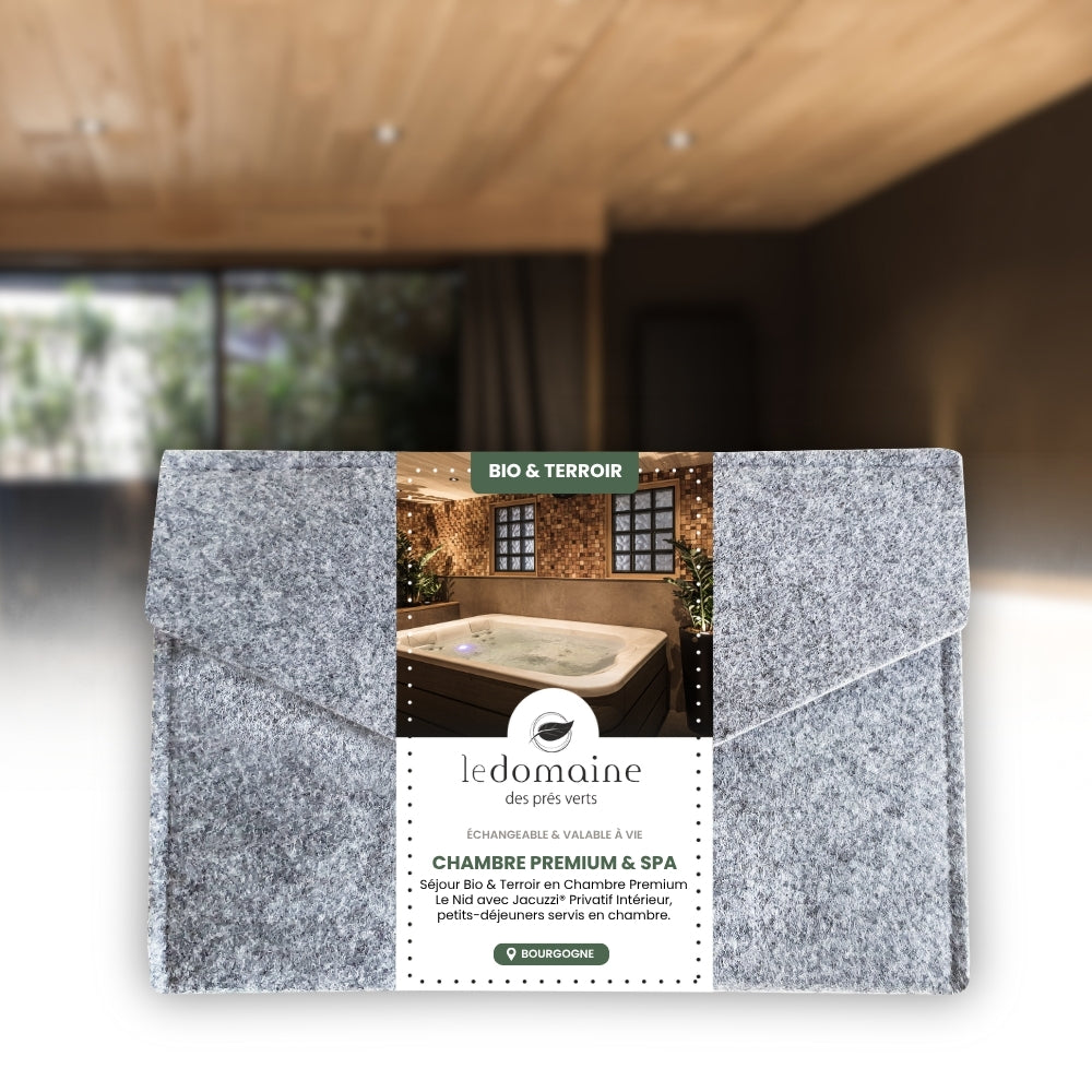 Coffret Cadeau • Séjour Bio & Terroir au Nid avec Spa Privatif Intérieur • [1 NUIT]