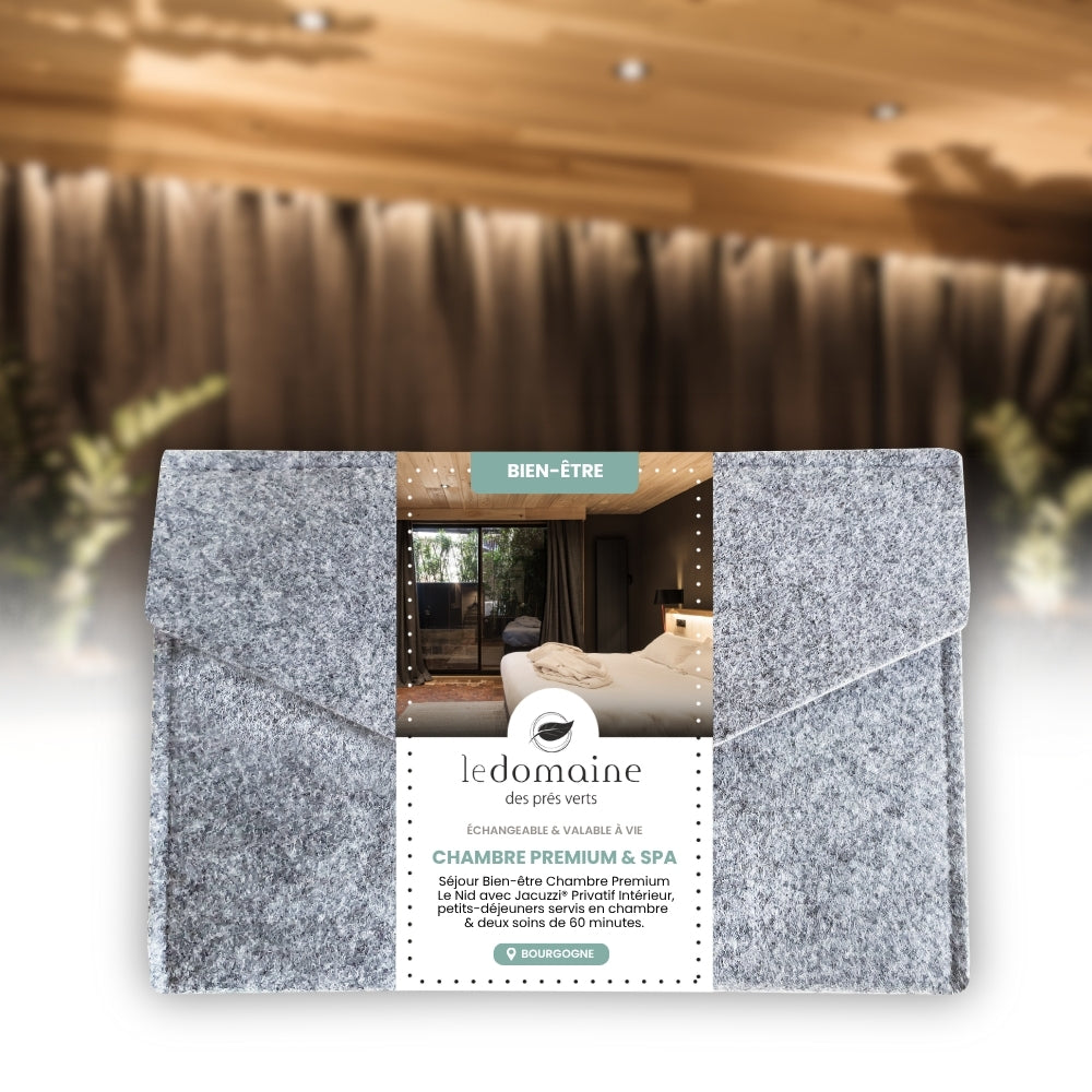 Coffret Cadeau • Séjour Bien-Être au Nid avec Spa Privatif Intérieur • [1 NUIT]