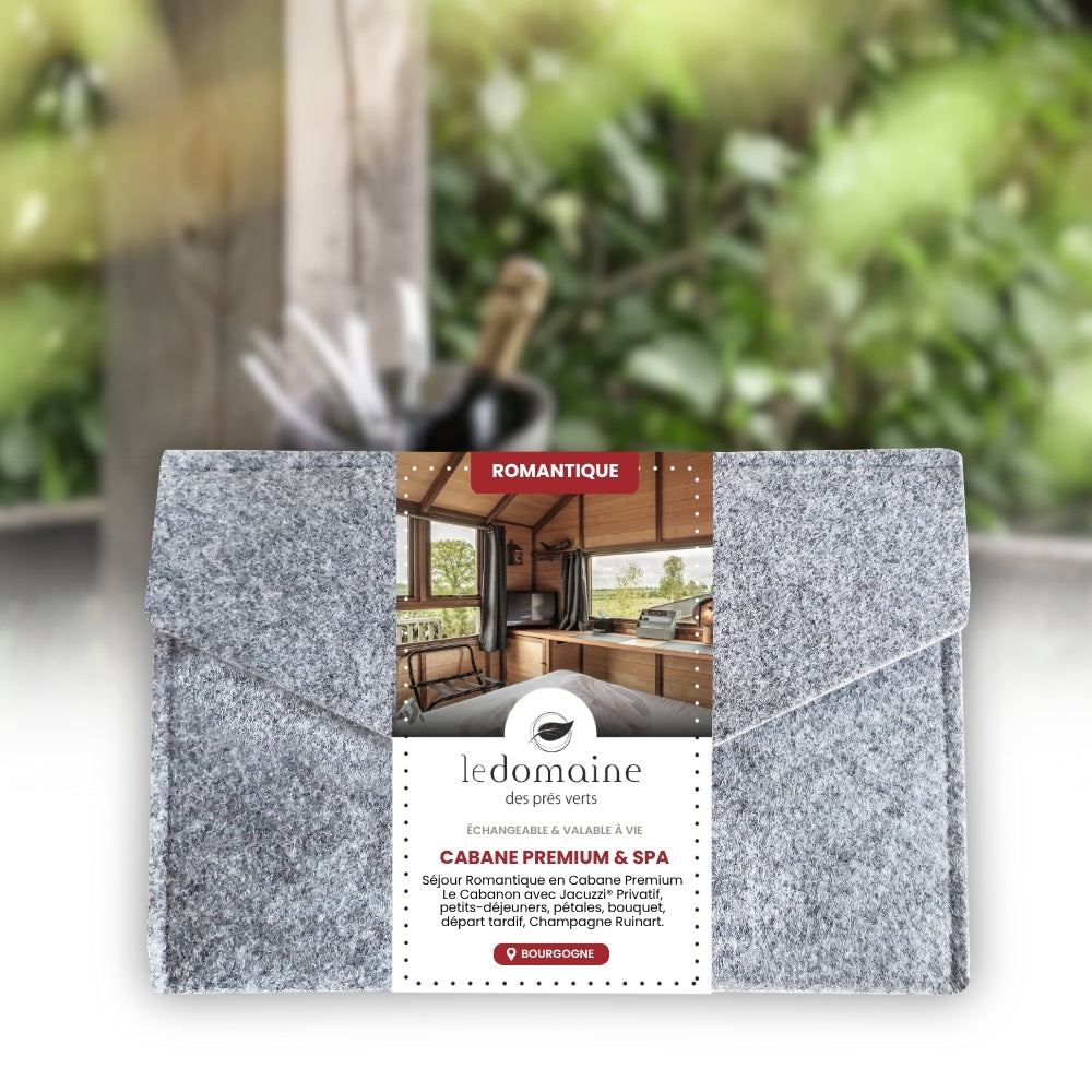 Coffret Cadeau • Séjour Romantique au Cabanon avec Spa Privatif • [1 NUIT]