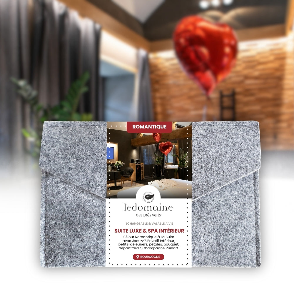 Coffret Cadeau • Séjour Romantique à La Suite avec Spa Privatif • [1 NUIT]