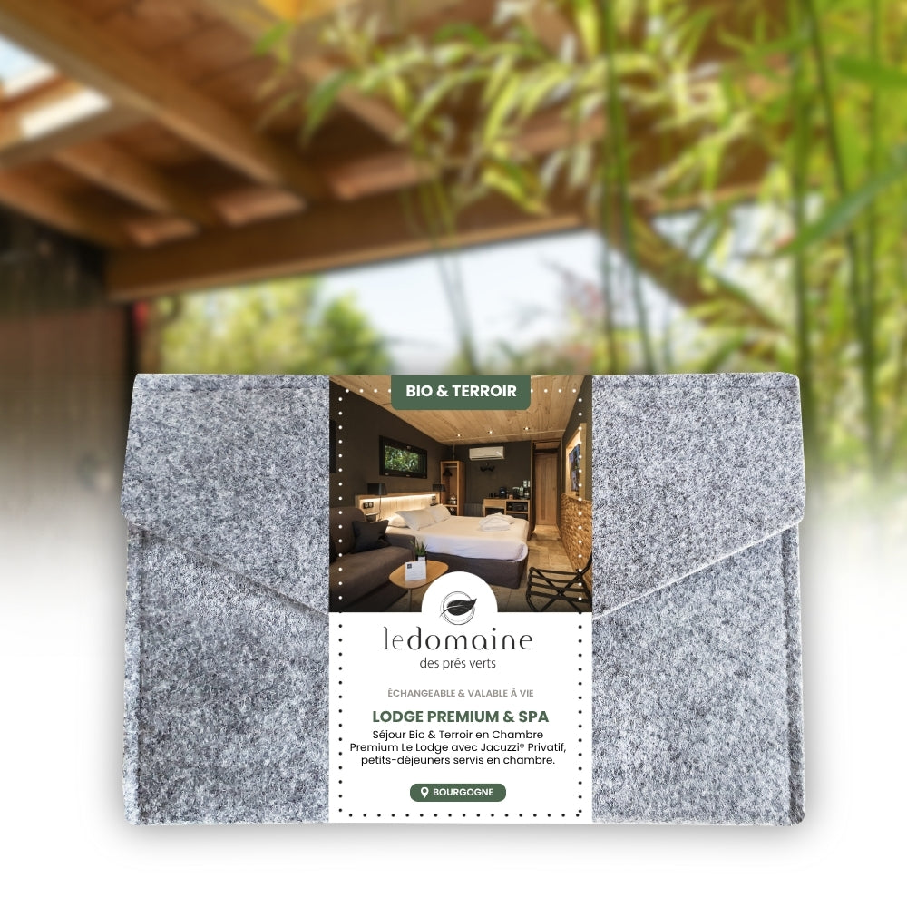 Coffret Cadeau • Séjour Bio & Terroir au Lodge avec Spa Privatif • [1 NUIT]