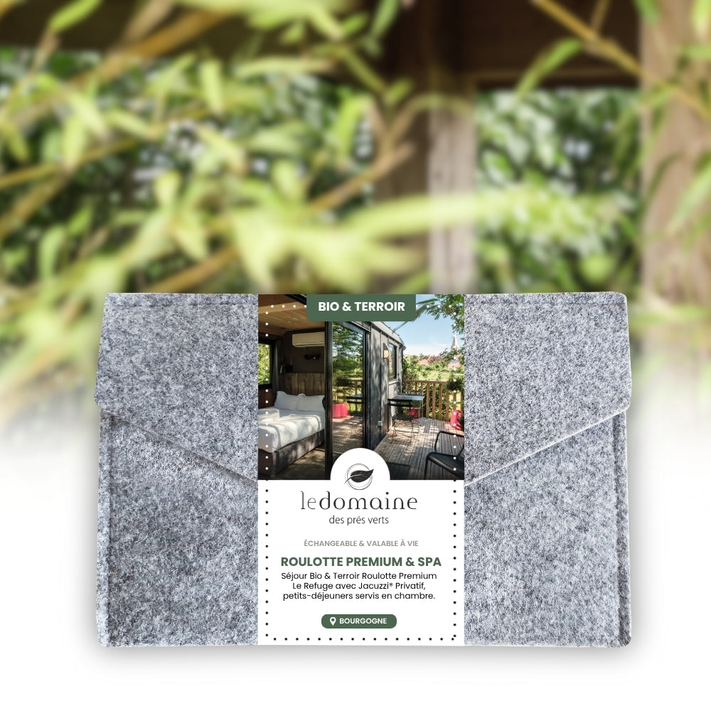 Coffret Cadeau • Séjour Bio & Terroir au Refuge avec Spa Privatif • [1 NUIT]