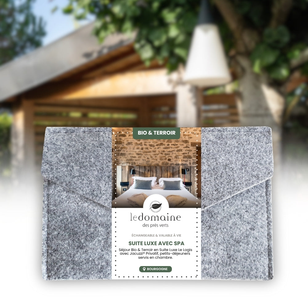 Coffret Cadeau • Séjour Bio & Terroir au Logis avec Spa Privatif • [1 NUIT]