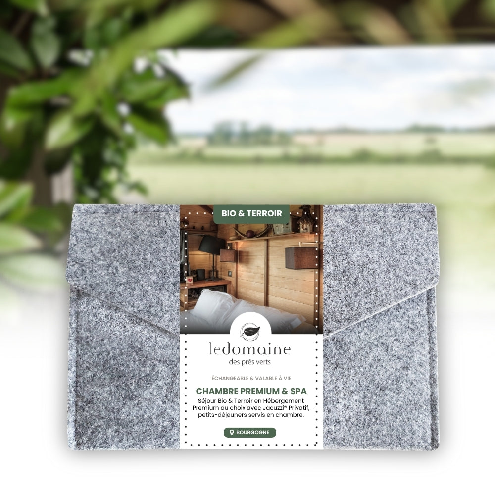 Coffret Cadeau • Séjour Bio & Terroir [1 NUIT] • Hébergement Premium au Choix avec Spa Privatif